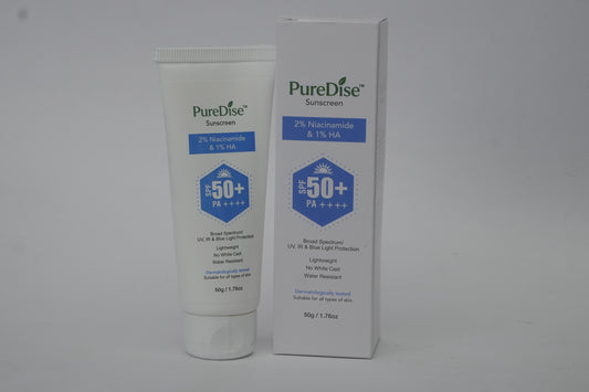 Puredise Sunscreen SPF 50 PA ++++ | Dermatologically Tested